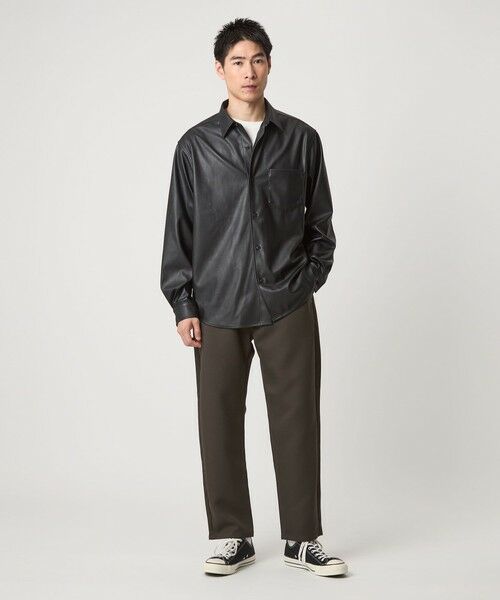 green label relaxing / グリーンレーベル リラクシング その他パンツ | 【別注】＜Lee＞FLeeasy Narrow ポリエステル イージーパンツ | 詳細4