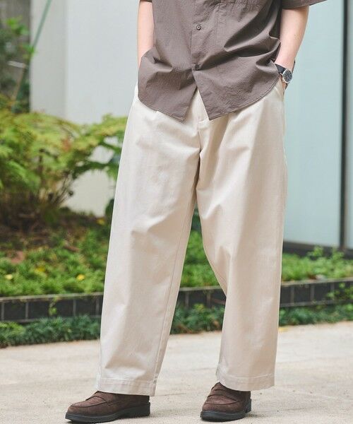 green label relaxing / グリーンレーベル リラクシング チノ・ワークパンツ | 【WEB限定】<3/2 WORKS>GLR ワイドチノ チノパンツ | 詳細7