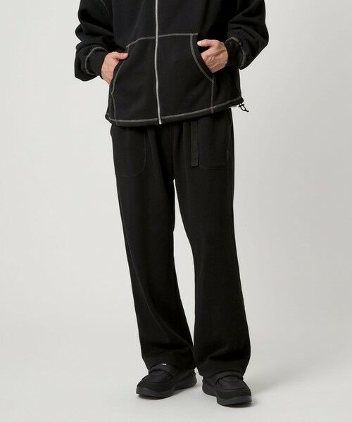 green label relaxing/グリーンレーベル リラクシング 【WEB限定】＜GLR or＞スウェット ウェビングベルト ファティーグ パンツ BLACK L