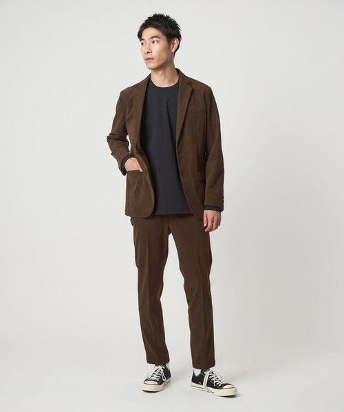 green label relaxing / グリーンレーベル リラクシング テーラードジャケット | 【WEB限定】JUST fit コーデュロイ ナロー セットアップ -ストレッチ- | 詳細26