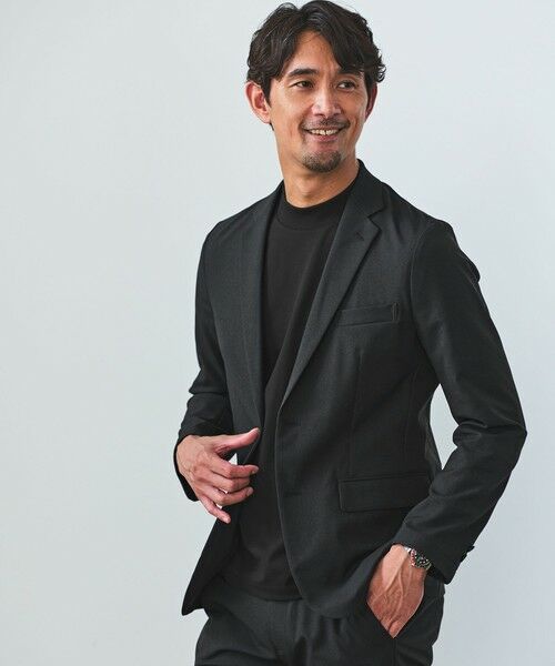 green label relaxing / グリーンレーベル リラクシング テーラードジャケット | 【WEB限定】JUST fit ウールライク ナロー セットアップ -ストレッチ- | 詳細5