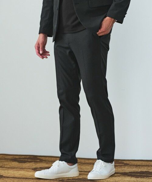 green label relaxing / グリーンレーベル リラクシング テーラードジャケット | 【WEB限定】JUST fit ウールライク ナロー セットアップ -ストレッチ- | 詳細6