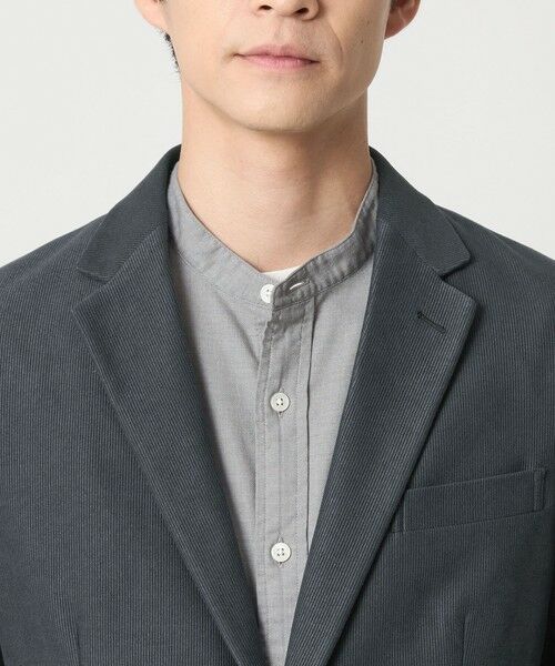 green label relaxing / グリーンレーベル リラクシング テーラードジャケット | ピケ コーデュロイ ナロー ジャケット -ストレッチ- | 詳細5