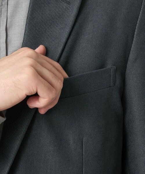 green label relaxing / グリーンレーベル リラクシング テーラードジャケット | ピケ コーデュロイ ナロー ジャケット -ストレッチ- | 詳細9