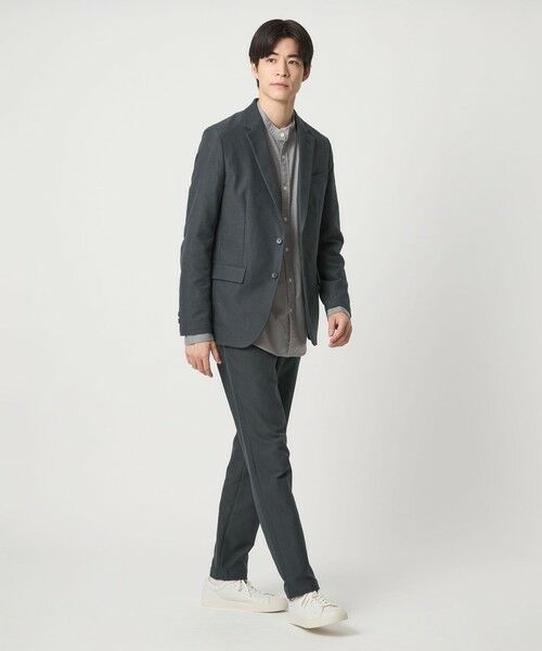 green label relaxing / グリーンレーベル リラクシング テーラードジャケット | ピケ コーデュロイ ナロー ジャケット -ストレッチ- | 詳細1