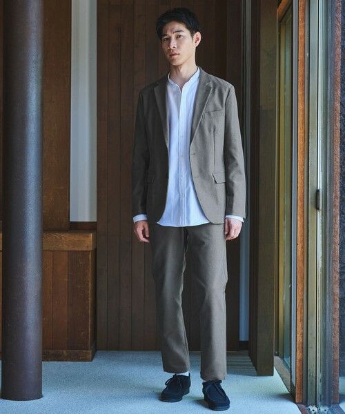 green label relaxing / グリーンレーベル リラクシング テーラードジャケット | ピケ コーデュロイ ナロー ジャケット -ストレッチ- | 詳細14