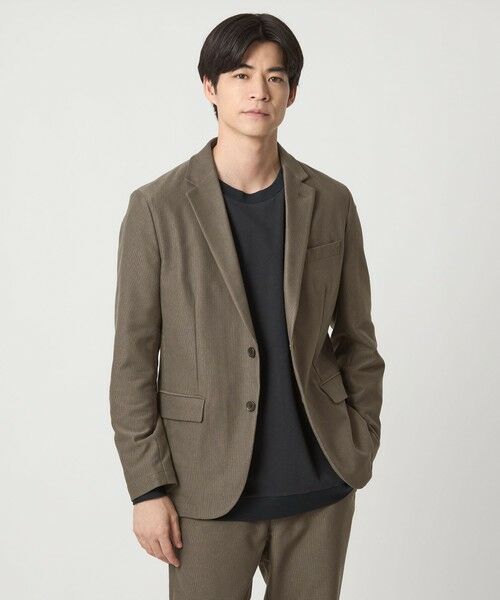 green label relaxing / グリーンレーベル リラクシング テーラードジャケット | ピケ コーデュロイ ナロー ジャケット -ストレッチ- | 詳細15