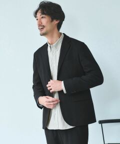 green label relaxing / グリーンレーベル リラクシング テーラードジャケット | ウォッシャブル ホームスパン ナロー ジャケット -ストレッチ-