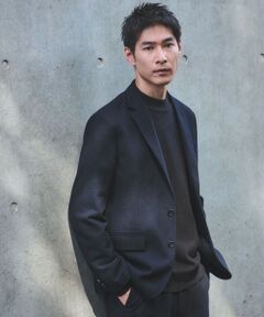 green label relaxing / グリーンレーベル リラクシング テーラードジャケット | ウォッシャブル ホームスパン ナロー ジャケット -ストレッチ-