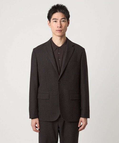 green label relaxing / グリーンレーベル リラクシング テーラードジャケット | ウォッシャブル ホームスパン ナロー ジャケット -ストレッチ- | 詳細8