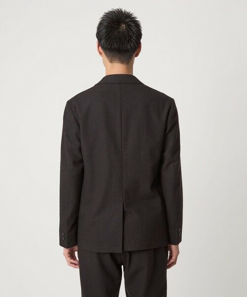 green label relaxing / グリーンレーベル リラクシング テーラードジャケット | ウォッシャブル ホームスパン ナロー ジャケット -ストレッチ- | 詳細10