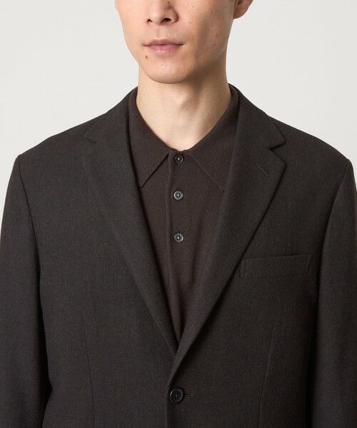 green label relaxing / グリーンレーベル リラクシング テーラードジャケット | ウォッシャブル ホームスパン ナロー ジャケット -ストレッチ- | 詳細11