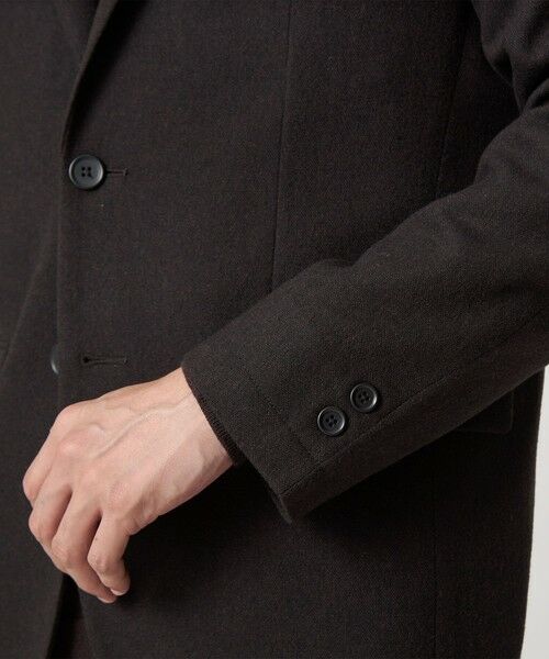 green label relaxing / グリーンレーベル リラクシング テーラードジャケット | ウォッシャブル ホームスパン ナロー ジャケット -ストレッチ- | 詳細12