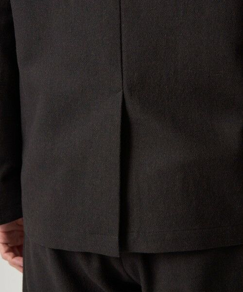 green label relaxing / グリーンレーベル リラクシング テーラードジャケット | ウォッシャブル ホームスパン ナロー ジャケット -ストレッチ- | 詳細15
