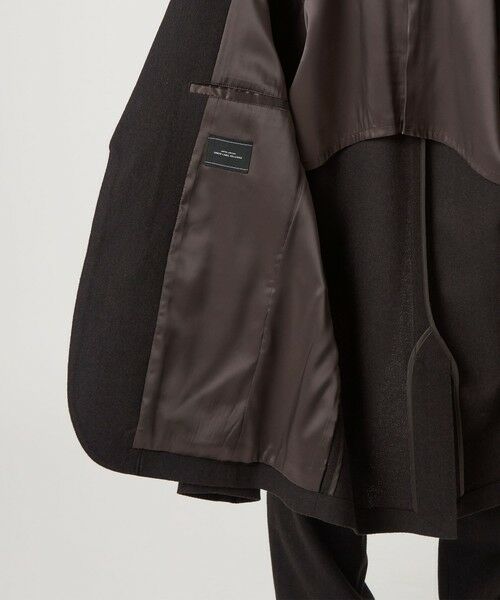 green label relaxing / グリーンレーベル リラクシング テーラードジャケット | ウォッシャブル ホームスパン ナロー ジャケット -ストレッチ- | 詳細17