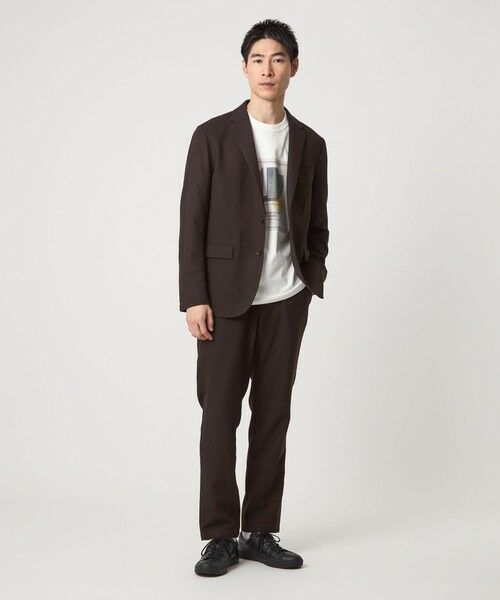 green label relaxing / グリーンレーベル リラクシング テーラードジャケット | ウォッシャブル ホームスパン ナロー ジャケット -ストレッチ- | 詳細27