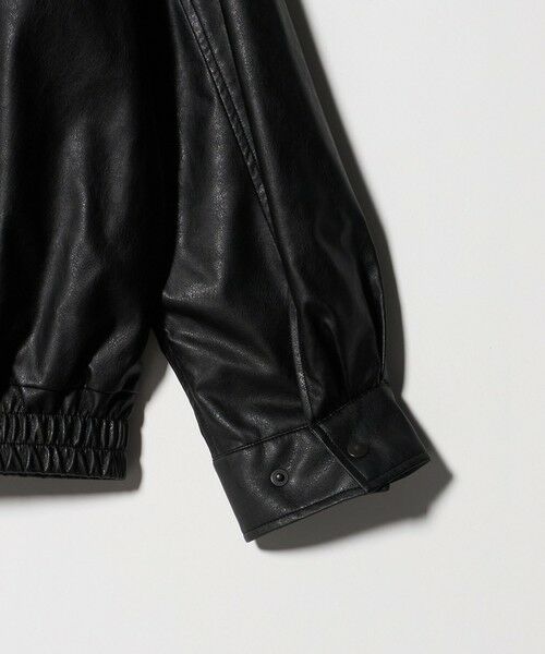 green label relaxing / グリーンレーベル リラクシング ブルゾン | A2 レザーライク ブルゾン | 詳細11