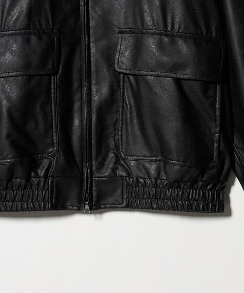 green label relaxing / グリーンレーベル リラクシング ブルゾン | A2 レザーライク ブルゾン | 詳細12