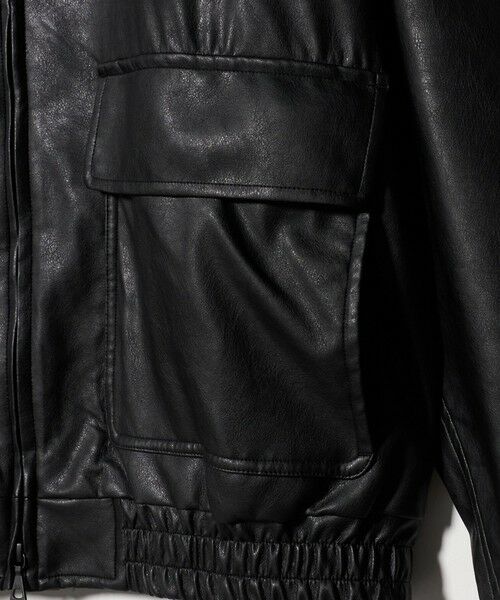 green label relaxing / グリーンレーベル リラクシング ブルゾン | A2 レザーライク ブルゾン | 詳細13
