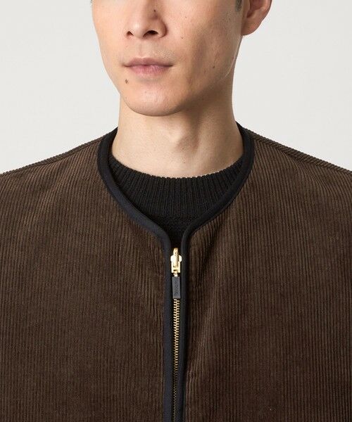 green label relaxing / グリーンレーベル リラクシング その他アウター | 【別注】＜Barbour＞リバーシブル フェイクファー コーデュロイ ベスト | 詳細10