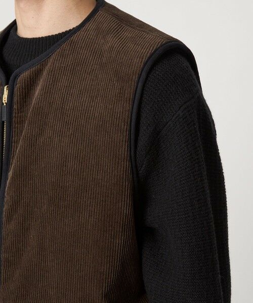 green label relaxing / グリーンレーベル リラクシング その他アウター | 【別注】＜Barbour＞リバーシブル フェイクファー コーデュロイ ベスト | 詳細11