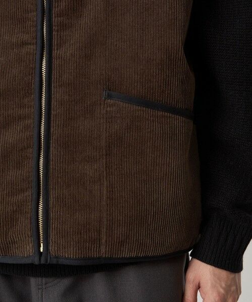 green label relaxing / グリーンレーベル リラクシング その他アウター | 【別注】＜Barbour＞リバーシブル フェイクファー コーデュロイ ベスト | 詳細12