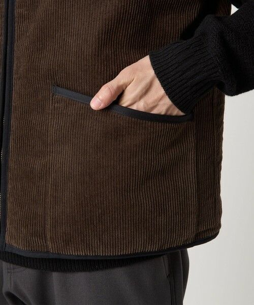 green label relaxing / グリーンレーベル リラクシング その他アウター | 【別注】＜Barbour＞リバーシブル フェイクファー コーデュロイ ベスト | 詳細13