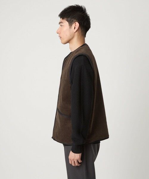 green label relaxing / グリーンレーベル リラクシング その他アウター | 【別注】＜Barbour＞リバーシブル フェイクファー コーデュロイ ベスト | 詳細8
