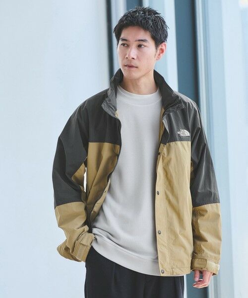 green label relaxing/O[[x NVO THE NORTH FACEnChi ECh WPbg DK. GRAY XL