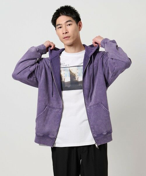 green label relaxing / グリーンレーベル リラクシング パーカー | 【別注】＜SCREEN STARS＞GLR フェード スウェット フルジップ フーディー パーカー | 詳細9