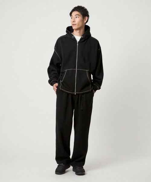 green label relaxing / グリーンレーベル リラクシング パーカー | 【WEB限定】＜GLR or＞ドロスト スウェット ジップ パーカー | 詳細1