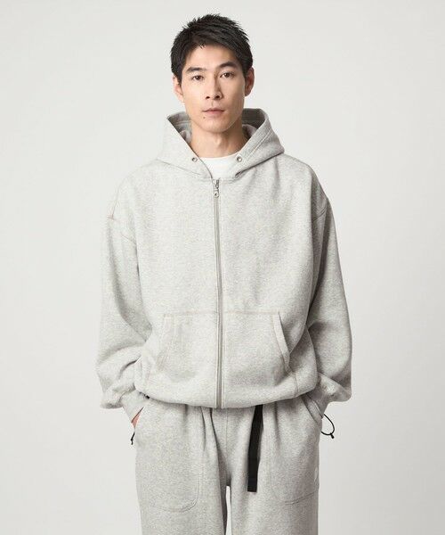 green label relaxing / グリーンレーベル リラクシング パーカー | 【WEB限定】＜GLR or＞ドロスト スウェット ジップ パーカー | 詳細6