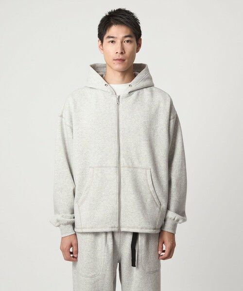 green label relaxing / グリーンレーベル リラクシング パーカー | 【WEB限定】＜GLR or＞ドロスト スウェット ジップ パーカー | 詳細8
