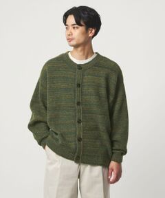green label relaxing / グリーンレーベル リラクシング カーディガン・ボレロ | 【WEB限定】＜GLR or＞カスリ風 クルーネック カーディガン