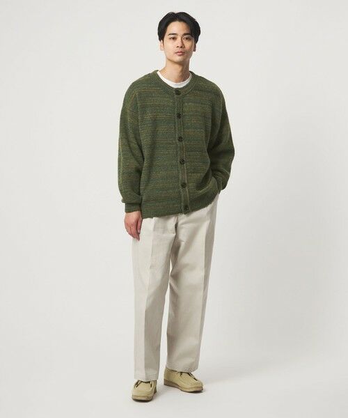 green label relaxing / グリーンレーベル リラクシング カーディガン・ボレロ | 【WEB限定】＜GLR or＞カスリ風 クルーネック カーディガン | 詳細6