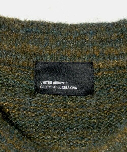 green label relaxing / グリーンレーベル リラクシング カーディガン・ボレロ | 【WEB限定】＜GLR or＞カスリ風 クルーネック カーディガン | 詳細15