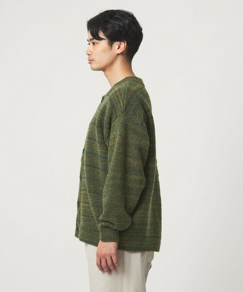 green label relaxing / グリーンレーベル リラクシング カーディガン・ボレロ | 【WEB限定】＜GLR or＞カスリ風 クルーネック カーディガン | 詳細8