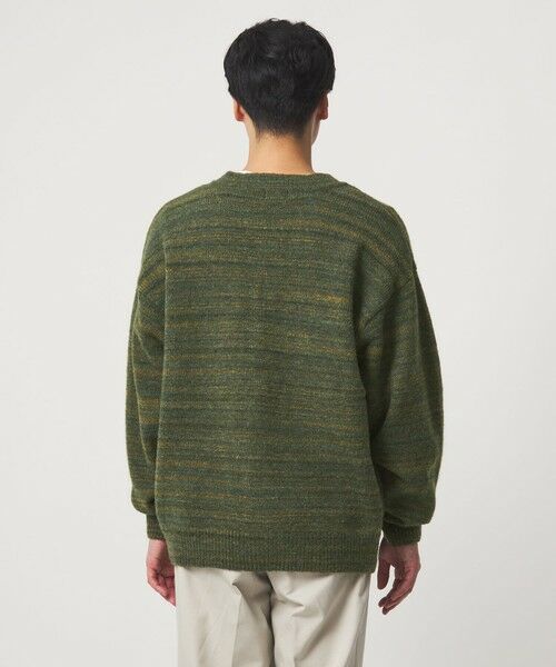 green label relaxing / グリーンレーベル リラクシング カーディガン・ボレロ | 【WEB限定】＜GLR or＞カスリ風 クルーネック カーディガン | 詳細9