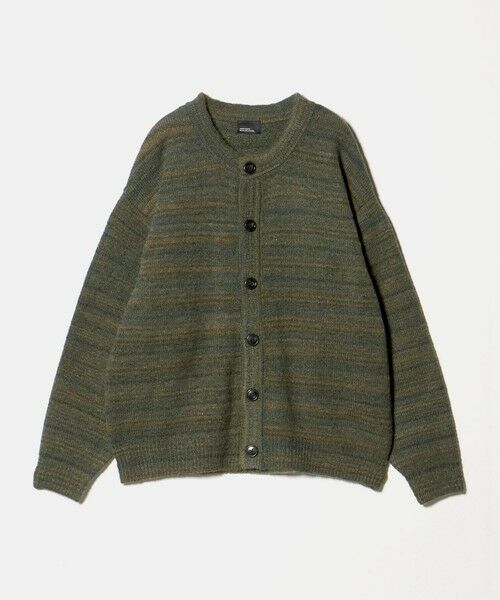 green label relaxing / グリーンレーベル リラクシング カーディガン・ボレロ | 【WEB限定】＜GLR or＞カスリ風 クルーネック カーディガン | 詳細10
