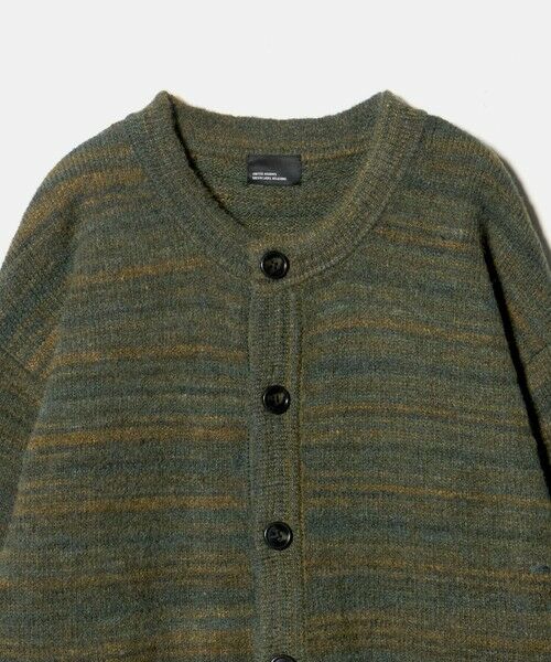 green label relaxing / グリーンレーベル リラクシング カーディガン・ボレロ | 【WEB限定】＜GLR or＞カスリ風 クルーネック カーディガン | 詳細12