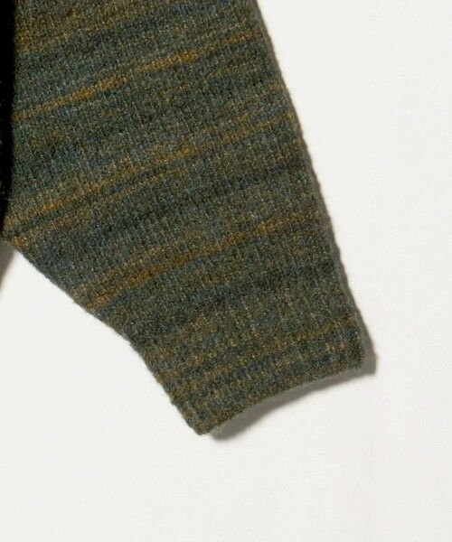 green label relaxing / グリーンレーベル リラクシング カーディガン・ボレロ | 【WEB限定】＜GLR or＞カスリ風 クルーネック カーディガン | 詳細13