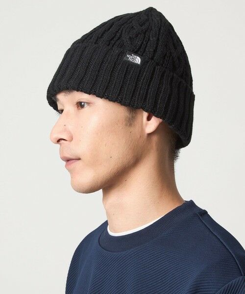 green label relaxing/グリーンレーベル リラクシング <THE NORTH FACE>ケーブル ビーニー ニットキャップ BLACK FREE green label relaxing/グリーンレーベル リラクシング <THE NORTH FACE>ケーブル ビーニー ニットキャップ BLACK FREE