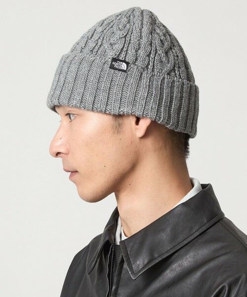 green label relaxing/グリーンレーベル リラクシング <THE NORTH FACE>ケーブル ビーニー ニットキャップ MD. GRAY FREE green label relaxing/グリーンレーベル リラクシング <THE NORTH FACE>ケーブル ビーニー ニットキャップ MD. GRAY FREE