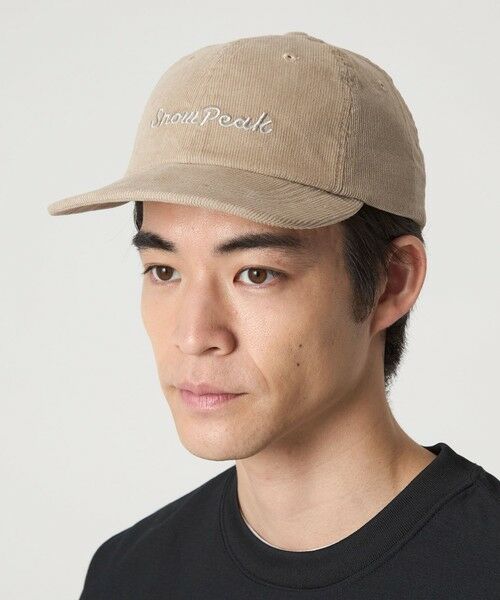 green label relaxing/グリーンレーベル リラクシング <snow peak>コーデュロイ キャップ BEIGE FREE green label relaxing/グリーンレーベル リラクシング <snow peak>コーデュロイ キャップ BEIGE FREE