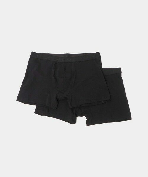 green label relaxing/グリーンレーベル リラクシング ＜FALKE＞デイリー ボクサーパンツ BLACK M