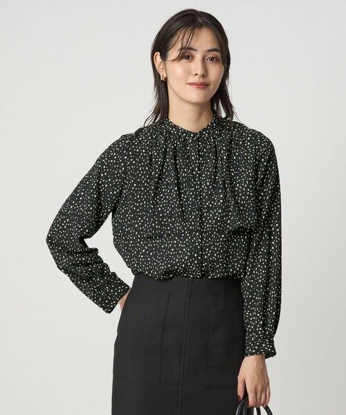 green label relaxing / グリーンレーベル リラクシング シャツ・ブラウス | シアー フロント ヨーク ブラウス マシンウォッシャブル UVカット | 詳細1