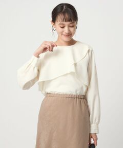 green label relaxing / グリーンレーベル リラクシング シャツ・ブラウス | ケープ ロングスリーブ ブラウス