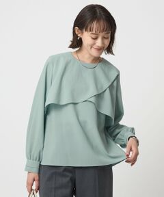 green label relaxing / グリーンレーベル リラクシング シャツ・ブラウス | ケープ ロングスリーブ ブラウス