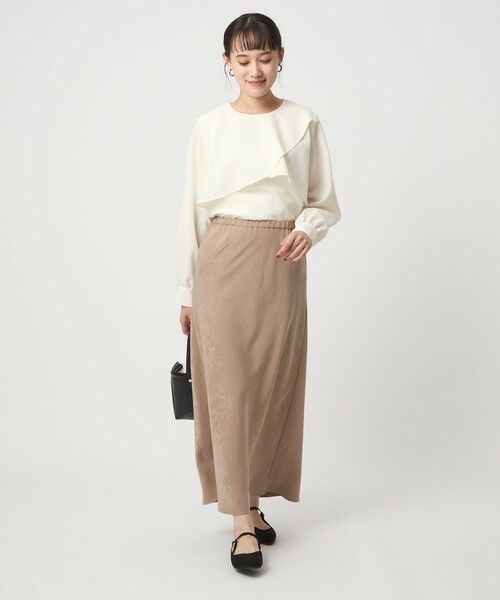 green label relaxing / グリーンレーベル リラクシング シャツ・ブラウス | ケープ ロングスリーブ ブラウス | 詳細2