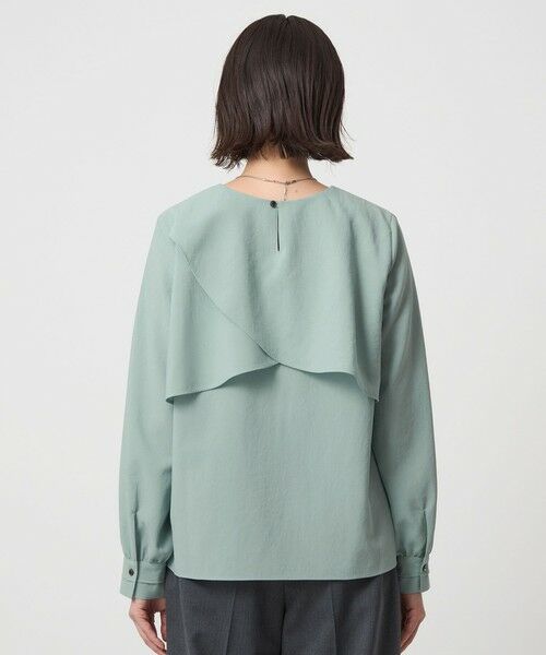 green label relaxing / グリーンレーベル リラクシング シャツ・ブラウス | ケープ ロングスリーブ ブラウス | 詳細10